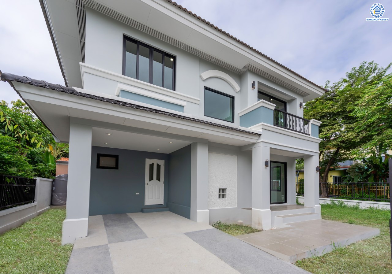 บ้านมือสองตกแต่งใหม่ แบรนด์ LH ม.ชัยพฤกษ์ วัดลาดปลาดุก หลังมุม ตอบโจทย์ทุกการอยู่อาศัย เนื้อที่ 69.2 ตร.ว. ฟังก์ชัน 3 ห้องนอน 2 ห้องน้ำ 1 ที่จอดรถ บนทำเลดีที่สุด! ใกล้เซ็นทรัลเวสต์เกต ทางด่วน "กาญจนาภิเษก" และเพียง 10 นาที ถึงรถไฟฟ้า "สถานีคลองบางไผ่"